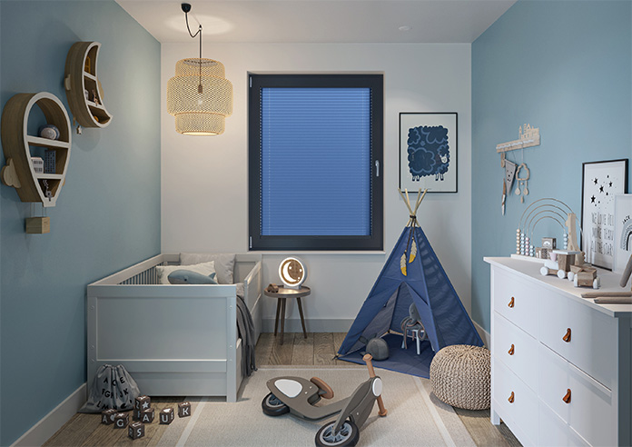 Solaris, Aegean - Stick Fit Pleated Blind - Image 9